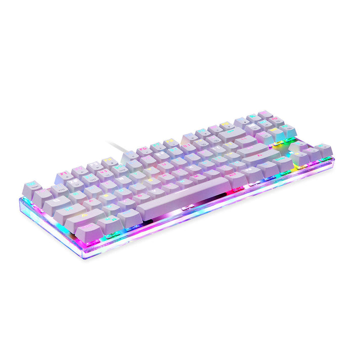 Mechanical gaming keyboard Motospeed K87S RGB (white) - Wired<<<Keyboards<<<Gaming<<<InnproXML