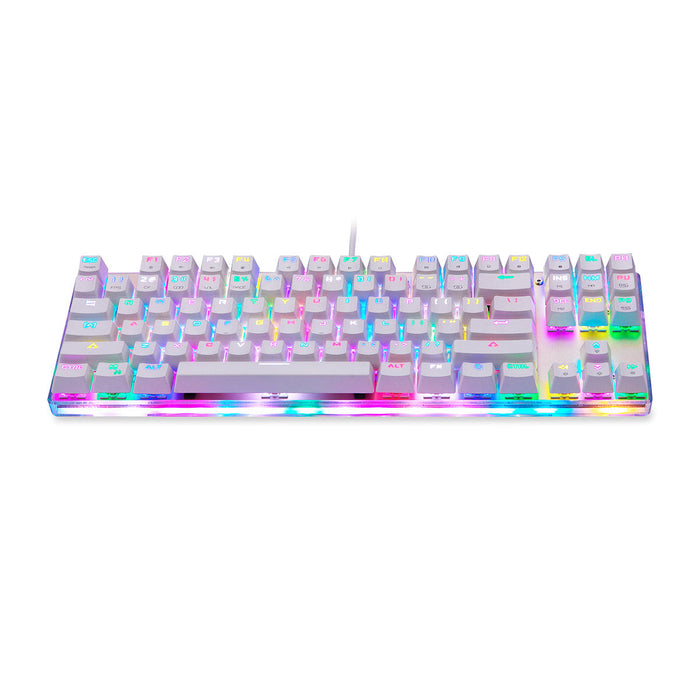 Mechanical gaming keyboard Motospeed K87S RGB (white) - Wired<<<Keyboards<<<Gaming<<<InnproXML