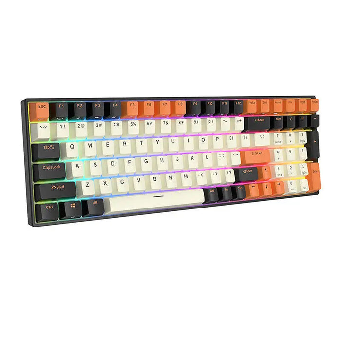 Mechanical keyboard Royal Kludge RK100 RGB brown switch (black-orange) - Wired<<<Keyboards<<<Gaming<<<InnproXML
