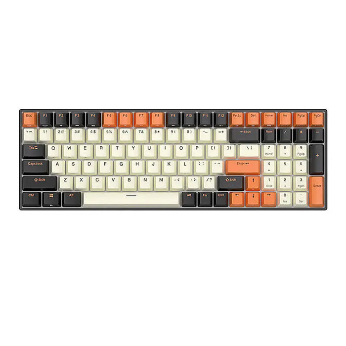 Mechanical keyboard Royal Kludge RK100 RGB brown switch (black-orange) - Wired<<<Keyboards<<<Gaming<<<InnproXML