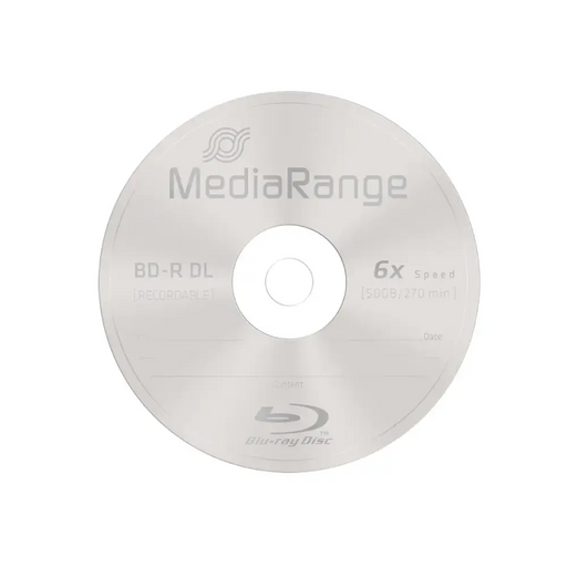 MediaRange BD-R Double Layer 50Gb 6X - Box - CD/DVD<<<Оптични носители<<<MediaTrade