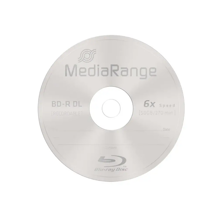 MediaRange BD-R Double Layer 50Gb 6X - Box - CD/DVD<<<Оптични носители<<<MediaTrade