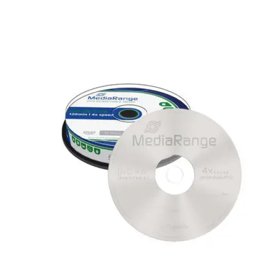 MediaRange DVD-RW 4.7 GB|120 minutes 4x rewritable 10 pcs. in a spindle - CD/DVD<<<Оптични носители<<<MediaTrade
