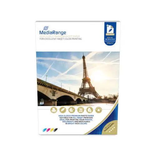 MediaRange Photo paper DIN A4 160g. 100 pcs. - Тонери и хартия<<<Аксесоари<<<MediaTrade
