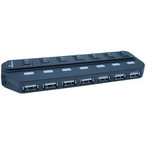 MEDIARANGE USB 2.0 HUB 7x - Хъбове и адаптери<<<Компютърна периферия<<<MediaTrade