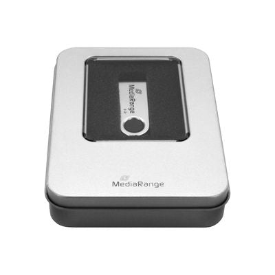 MediaRange Box for USB flash drives, silver
