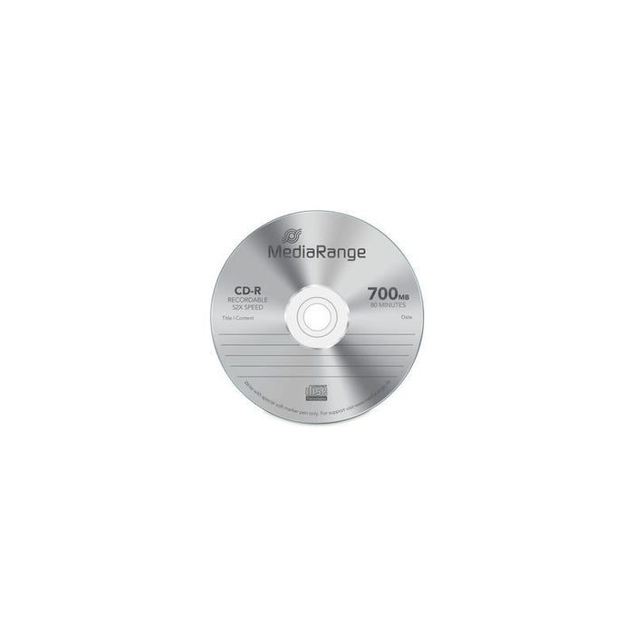 MediaRange CD-R 700MB I 80 min, 52x speed, 50 cellophane