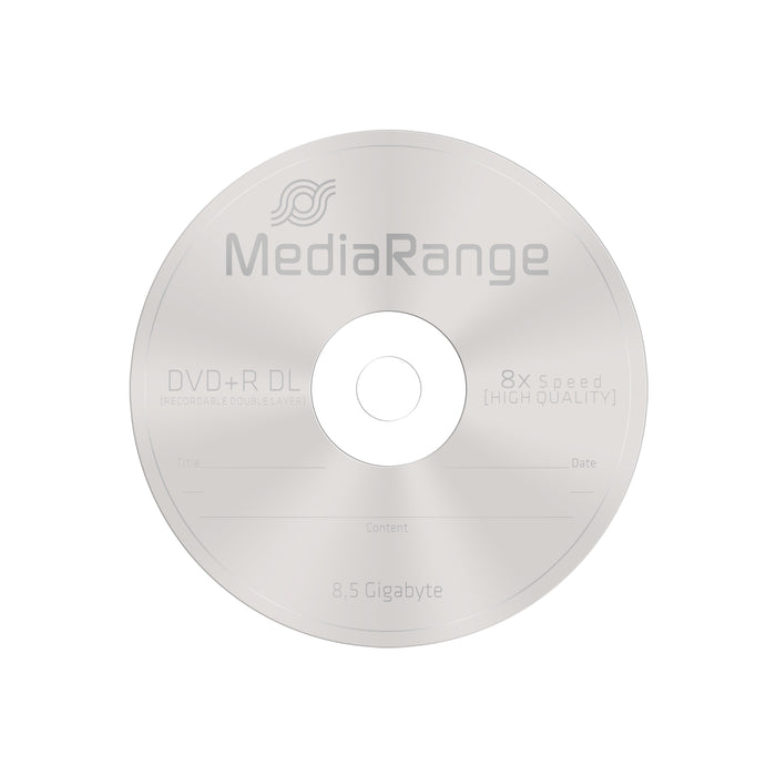 MediaRange DVD+R Dual Layer 240min/8.5Gb 8X (Printable) - 25 pcs. in a reel