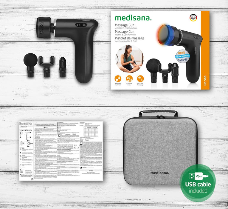 Hot and Cold Muscle Massager Gun Medisana 88999
