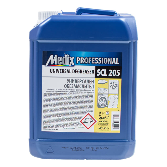 DEGREASER UNIVERSAL 5 L SCL 205 MEDIX PROFESSIONAL
