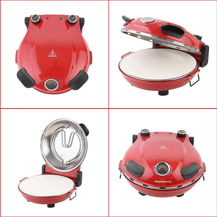 Pizza oven MELCHIONI BELLANAPOLI RED, 1200 W