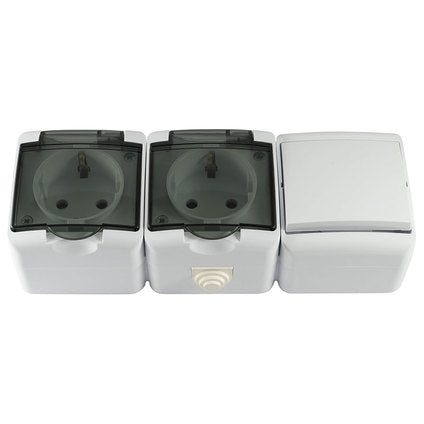 TRIPLE COMBINATION IP44 CONTACTS AND KEY SH.1 MELOPLAM TONI