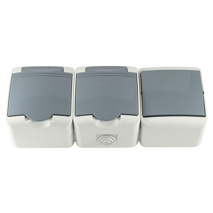 TRIPLE COMBINATION IP44 CONTACTS AND KEY SH.1 MELOPLAM TONI