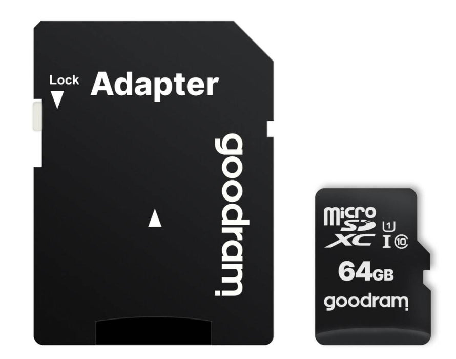 Memory card Goodram microSD 64GB (M1AA-0640R12) - Memory cards<<<Photo