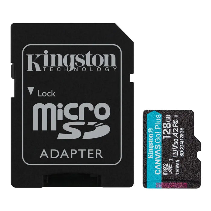 Memory card Kingston Canvas Go! Plus Gen4 microSDXC 128GB - Памети SD<<<Памети<<<Компоненти<<<ALSO&&&Карти памет<<<Фото