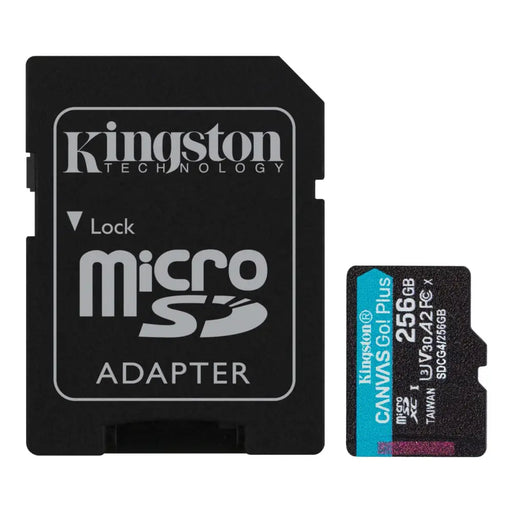 Memory card Kingston Canvas Go! Plus Gen4 microSDXC 256GB - Памети SD<<<Памети<<<Компоненти<<<ALSO&&&Карти памет<<<Фото
