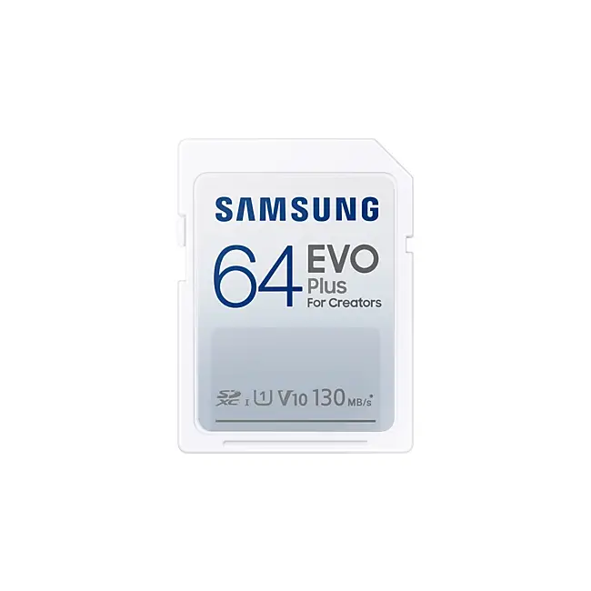 Memory card Samsung EVO Plus SD Card 64GB White - Карти памет<<<Фото и видео аксесоари<<<ValiAPI&&&Micro SD Cards