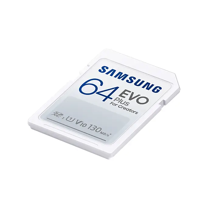 Memory card Samsung EVO Plus SD Card 64GB White - Карти памет<<<Фото и видео аксесоари<<<ValiAPI&&&Micro SD Cards