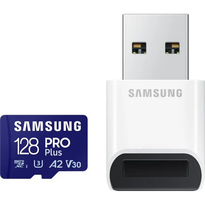 Memory card Samsung PRO Plus micro SDXC 128 GB U3 A2 V30 (MB-MD128SB/WW) - Memory cards<<<GSM