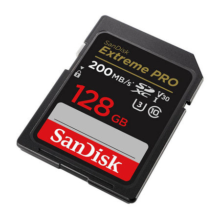 Memory card SANDISK EXTREME PRO SDXC 128GB 200/90 MB/s UHS-I U3 (SDSDXXD-128G-GN4IN) - Memory cards<<<GSM