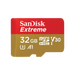 Memory card Sandisk Extreme® microSDHC Card 32GB - Карти памет<<<Фото и видео аксесоари<<<ValiAPI&&&SecureDigital flash