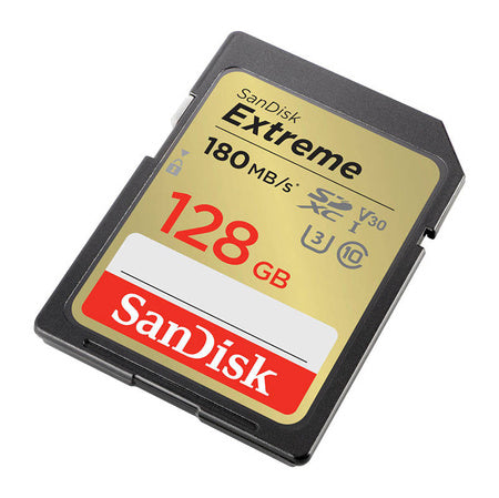 Memory card SANDISK EXTREME SDXC 128 GB 180/90 MB/s UHS-I U3 (SDSDXVA-128G-GNCIN) - Memory cards<<<GSM