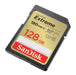 Memory card SANDISK EXTREME SDXC 128 GB 180/90 MB/s UHS-I U3 (SDSDXVA-128G-GNCIN) - Memory cards<<<GSM
