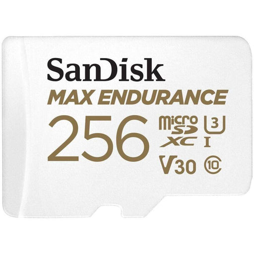 Memory card SANDISK MAX Endurance SD Adapter micro SDXC UHD V30 256GB Class 10 - Карти памет<<<Фото и видео