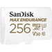 Memory card SANDISK MAX Endurance SD Adapter micro SDXC UHD V30 256GB Class 10 - Карти памет<<<Фото и видео