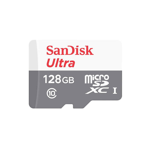 Memory card SanDisk Ultra Android microSDXC 128GB 100MB/s Class 10 UHS-I (SDSQUNR-128G-GN6MN) - Memory cards<<<GSM