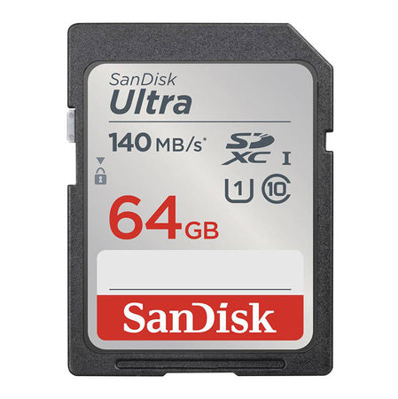 Memory card SANDISK ULTRA SDXC 64GB 140MB/s UHS-I Class 10 (SDSDUNB-064G-GN6IN) - Memory cards<<<GSM