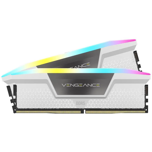 Memory Corsair Vengeance White RGB 32GB(2x16GB) DDR5 6000MHz CL36 CMH32GX5M2E6000C36W - Памети<<<Компютърни