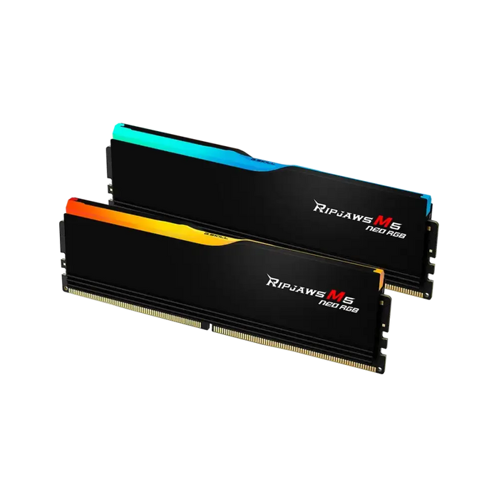 Memory G.SKILL Ripjaws M5 Neo RGB Black 32GB(2x16GB) DDR5-6000 - AMD EXPO - Памети<<<Компютърни