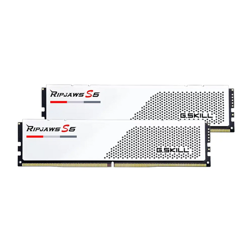 Memory G.SKILL Ripjaws S5 White 64GB(2x32GB) DDR5 6000MHz - Intel XMP - Памети<<<Компютърни компоненти<<<ValiAPI