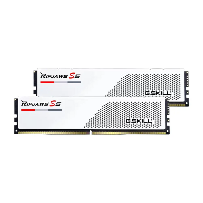 Memory G.SKILL Ripjaws S5 White 64GB(2x32GB) DDR5 6000MHz - Intel XMP - Памети<<<Компютърни компоненти<<<ValiAPI