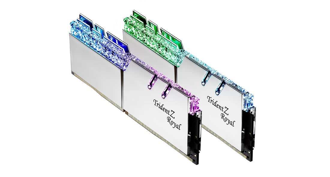 Memory G.SKILL Trident Z Royal 32GB(2x16GB) DDR4 3600MHz F4-3600C16D-32GTRSC - Памети<<<Компютърни
