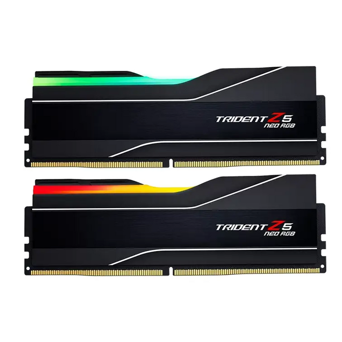 Memory G.SKILL Trident Z5 Neo RGB Black 64GB(2x32GB) DDR5 6000MHz CL26 - AMD EXPO - Памети<<<Компютърни
