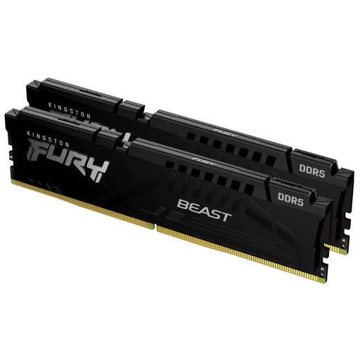Memory Kingston FURY Beast Black 64GB(2x32GB) DDR5 6000MHz - Памети за настолни