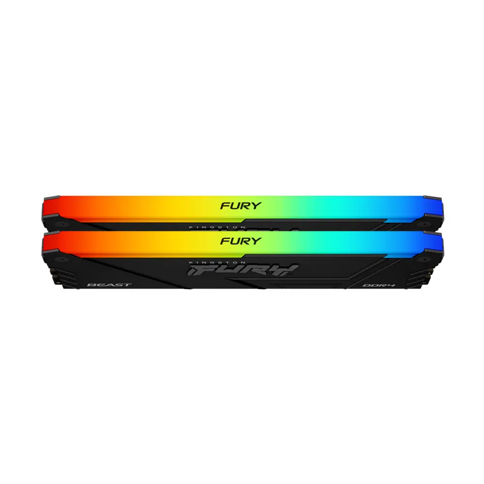 Memory Kingston FURY Beast Black RGB 32GB(2x16GB) DDR4 3200MHz CL16 - Памети<<<Компютърни