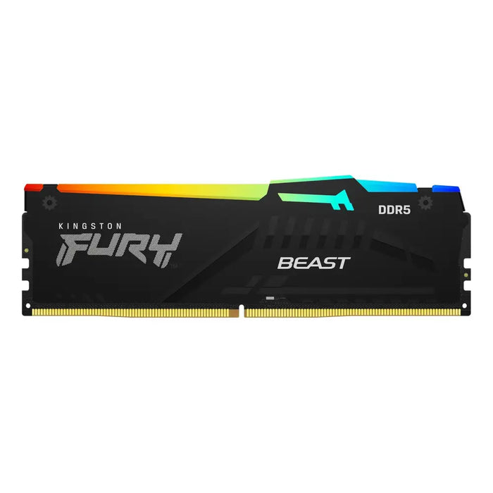Memory Kingston FURY Beast RGB 64GB (2x32GB) DDR5 - KF560C30BBEAK2-64 - Памети за настолни