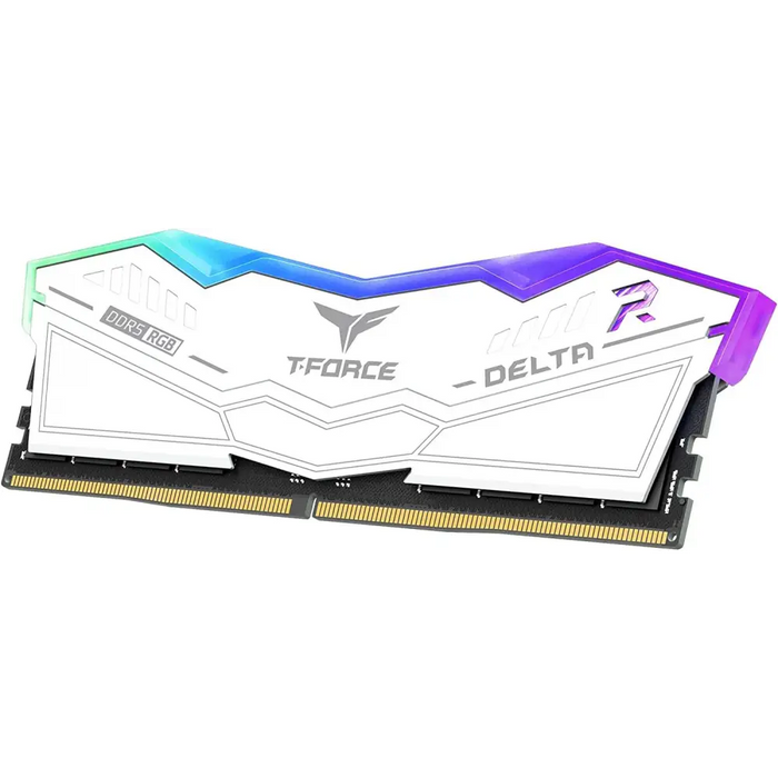 Memory Team Group T-Force Delta RGB White DDR5 32GB (2x16GB) 6000MHz CL38 - Памети<<<Компютърни
