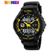 Men waterproof analog-digital LED watch Skmei 0931 - yellow / Big - Men’s Watches