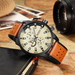 Men’s waterproof quartz watch with leather strap CURREN 8250 - Men’s Watches