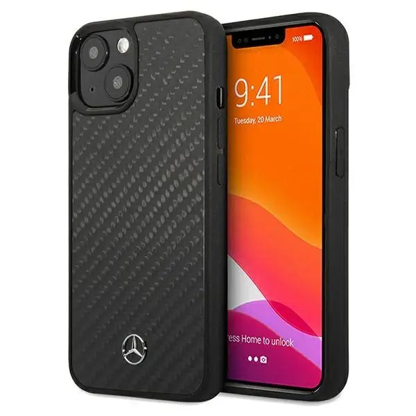 Mercedes Carbon Fiber Dynamic case for iPhone 15 - black - Cell phone cases and covers<<<HurtelXML