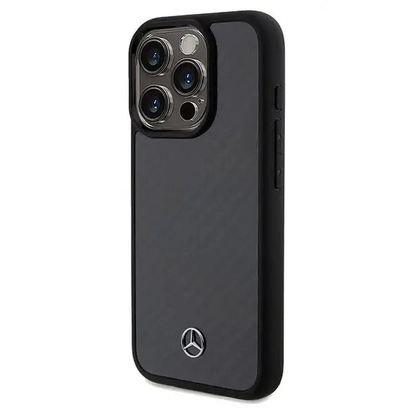 Mercedes Carbon Fiber Dynamic case for iPhone 15 Pro - black - Cell phone cases and covers<<<HurtelXML