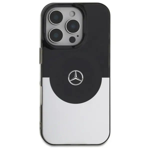 Mercedes Double Layer BiColor MagSafe case for iPhone 16 Pro - silver - Cell phone cases and covers<<<HurtelXML