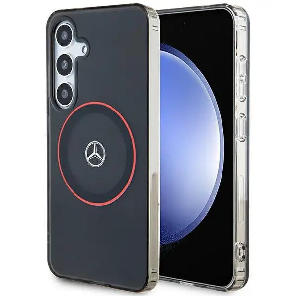 Mercedes Double Layer W Red MagSafe case for Samsung Galaxy S24 - black - Cell phone cases and covers<<<HurtelXML