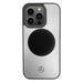 Mercedes Leather&Alu MagSafe case for iPhone 15 Pro - silver - Cell phone cases and covers<<<HurtelXML