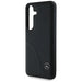 Mercedes Leather Curved Stitches Case for Samsung Galaxy S25 - Black - Cell phone cases and covers<<<HurtelXML