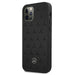 Mercedes Leather Stars Pattern Case for iPhone 12 Pro Max - Black - Cell phone cases and covers<<<HurtelXML